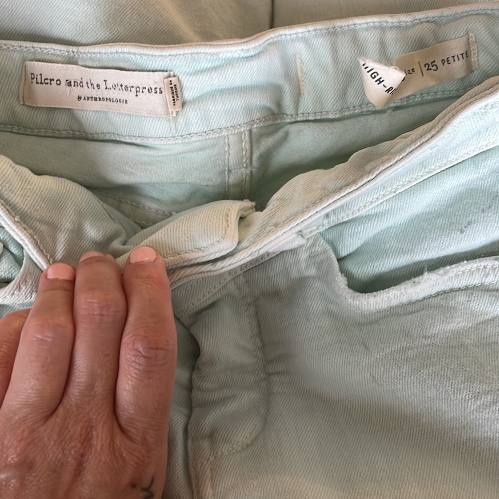 🎀DONATED🎀 Anthropologie High Rise Slim Jean - Picture 11 of 13